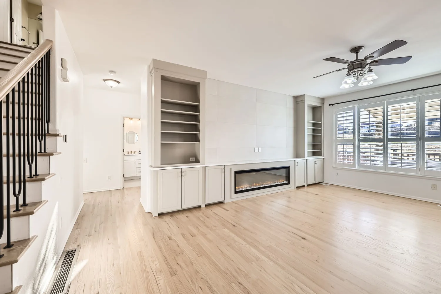 Home renovation living space completed by DG Home Pro for a Lafayette-area homeowner